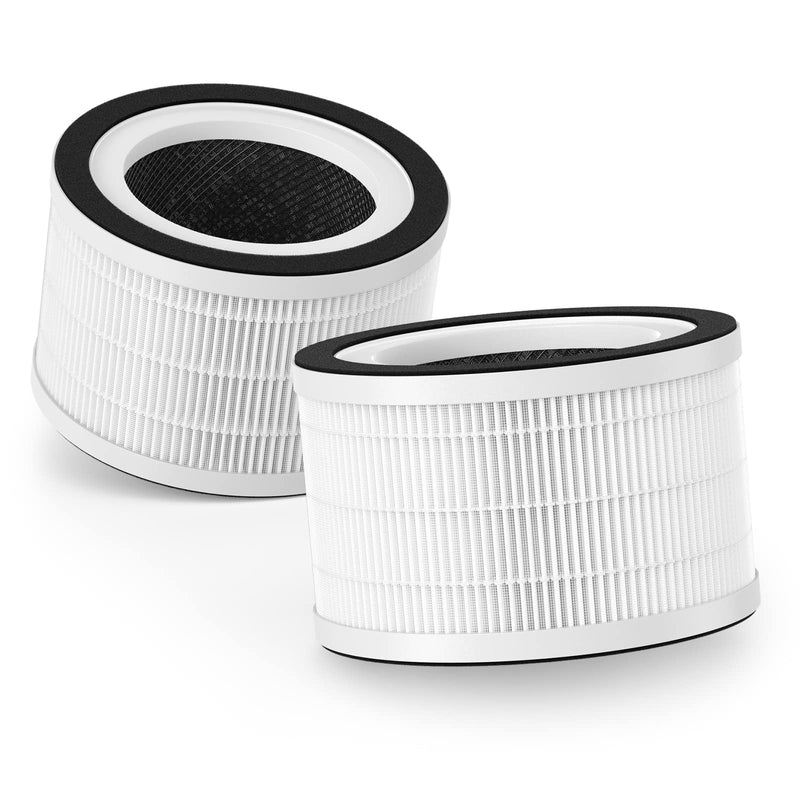 Air Filter Replacement for Afloia Fillo/Halo, Also Compatible with Mooka Allo Air Purifiers, 2 Pack