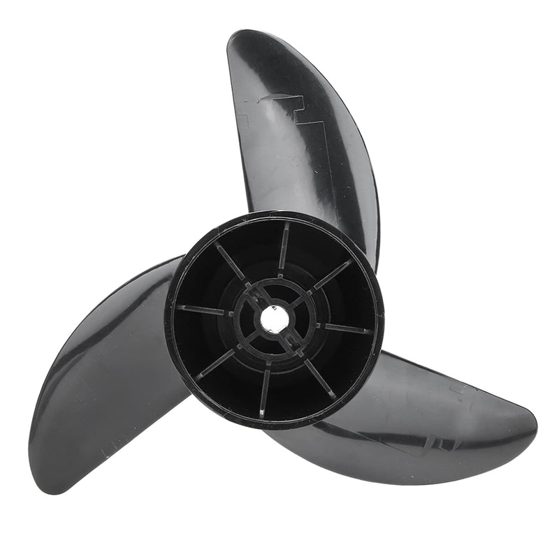 Fydun 12V24V Thicken Plastic, Thruster Fitting Outboard Motor Trolling Motor Propeller Electric 3 Propeller Accessory