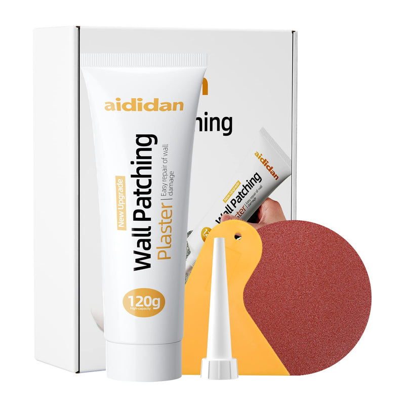 Drywall Repair Kit Hole Repair Patch Kits Wall Spackle Repair Paste Wall Mending Agent Quick Fix Solution for Home Wall, White Repair Putty Plaster Dent & Wood Scratch Repair 1 Pack