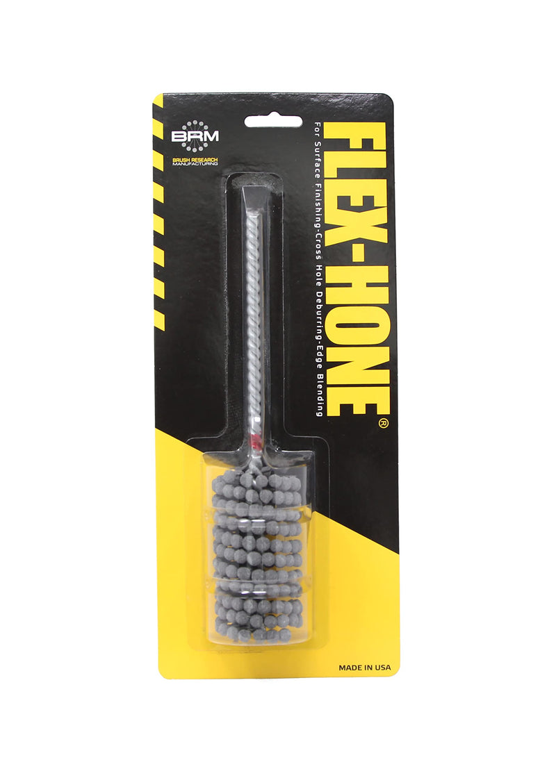 Brush Research BC112120Z25 Flex-Hone®, 1-1/2" (38mm) Diameter, 120 Grit, Zirconia Alumina #1525, for Low Carbon to Medium Carbon Steels, Stainless Steel and Cast Iron 1.500" (38mm)