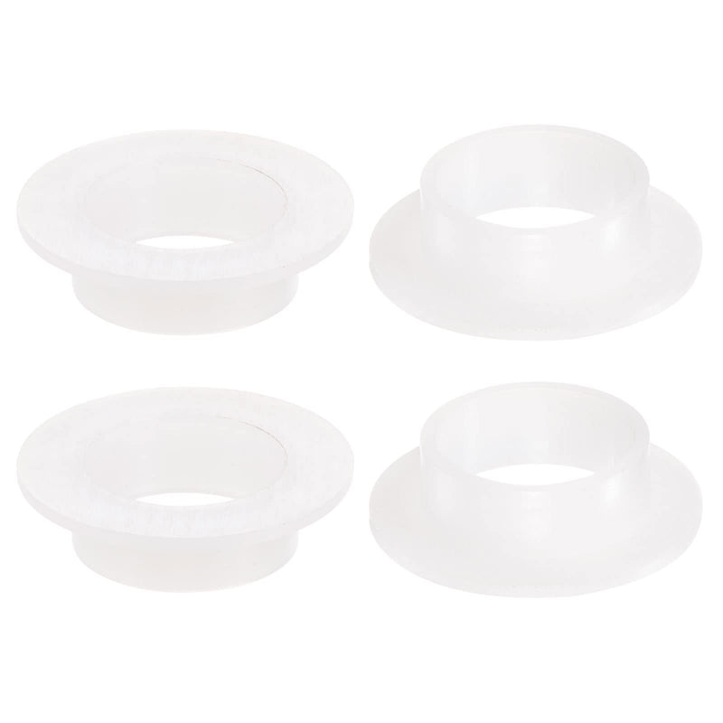 HARFINGTON 4pcs Flanged Sleeve Bearings 26mm Bore 30mm OD 12mm Length Nylon Bushings for Shaft, White 26mm x 30mm x 12mm - NewNest Australia