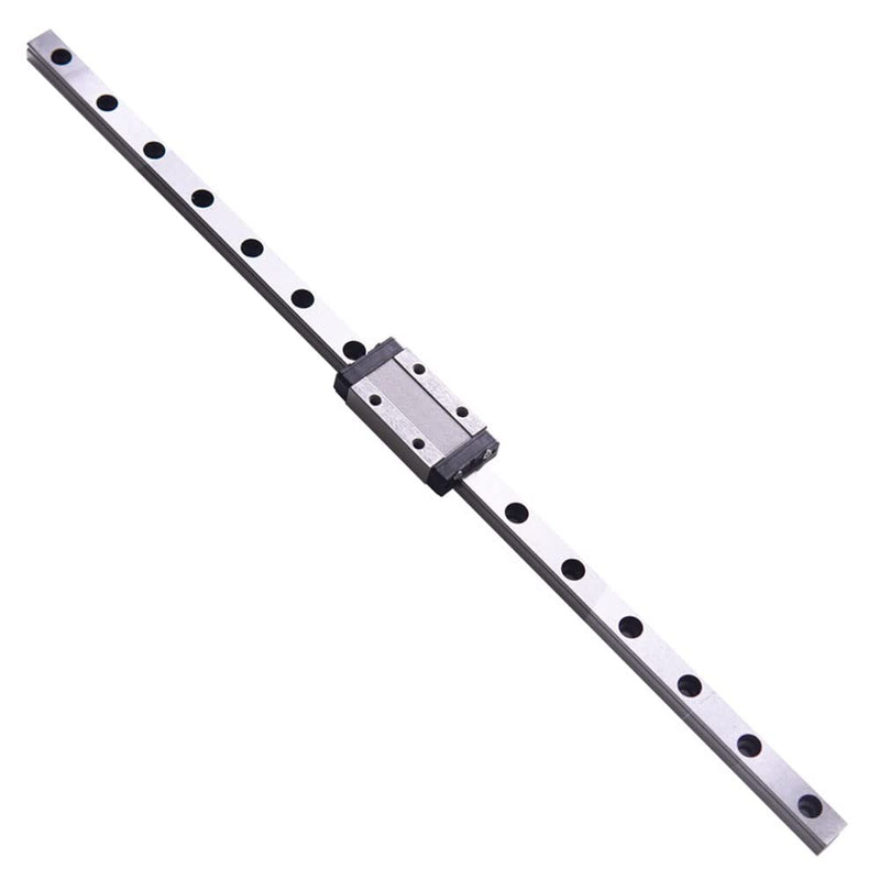 Linear Rail Guide MGN9H 300mm Miniature Linear Sliding Guideway with 1PCS Linear Sliding Block for CNC Machine and 3D Printer 1