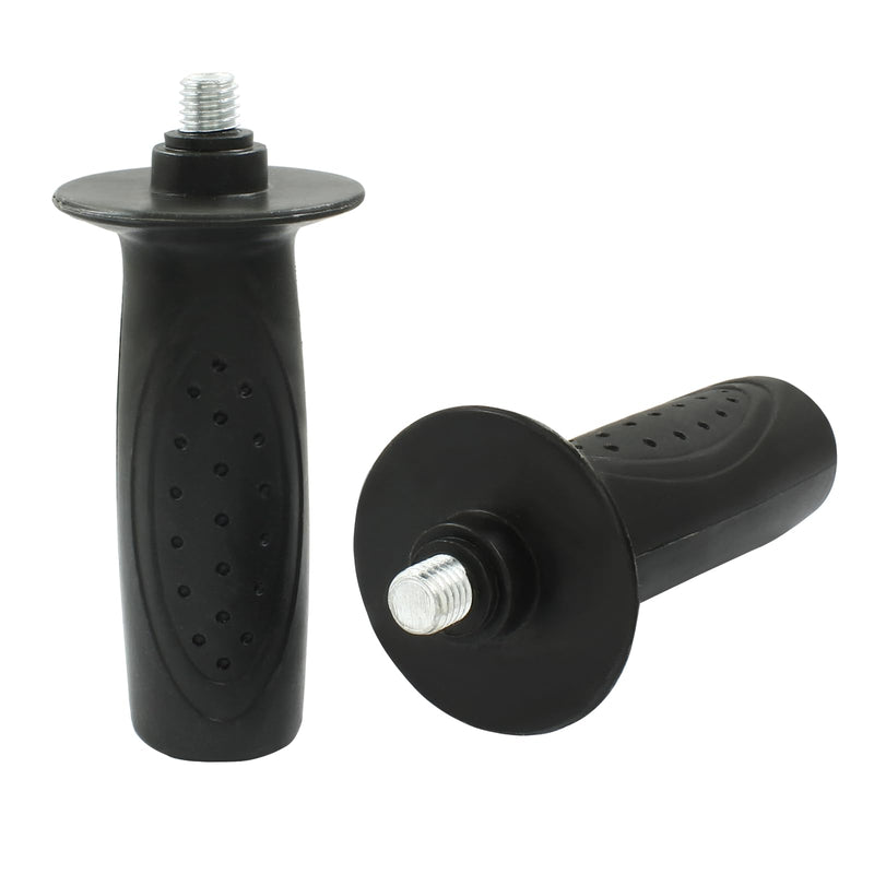 M10 Thread Black Angle Grinder Handle，4.5''x1.26'' Side Handle Tool for Angle Grinder Pack of 2 M10