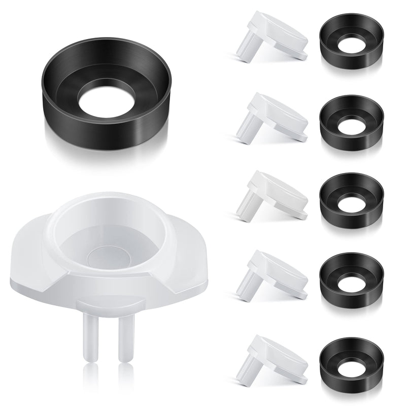 Dreyoo 6 Pack 101237 Cup Seal & Diverter Gate Compatible with 3800 Tub Spout, Tub Spout Replacement Parts for Shower Bathtub Faucet Diverter Spout