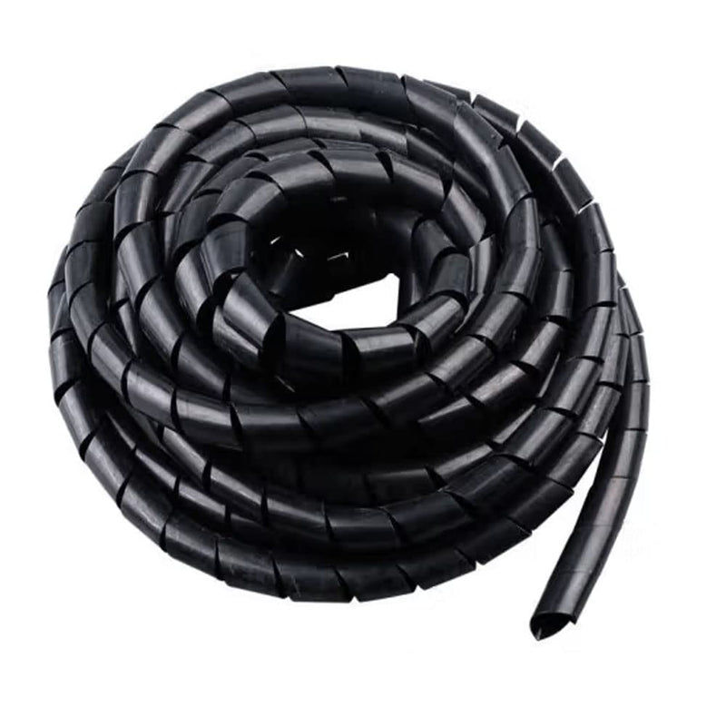 Spiral Cable Wrap -20 Ft 1/2" Cable Management Sleeve Organizer for Computer Cable,Power Cord Audio Video Cable (1/2 Inch-20Ft, Black) 1/2 Inch-20Ft