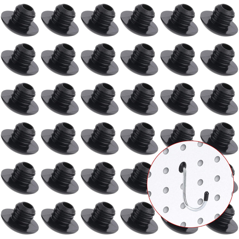 Pegboard Hook Locks, for Stopping Hooks from Falling Off, 120PCS, Black