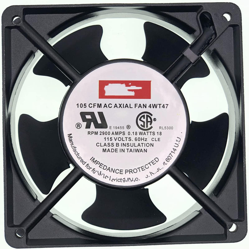for 4WT47 AXIAL Fan 115V-AC 105CFM Cooling Fan D506793,120mm Cabinet Welding Cooling Fan, Square ac axial Fan