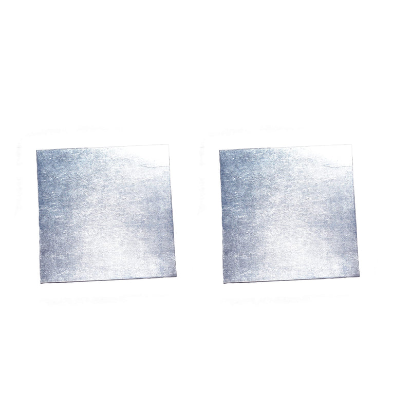 Indium Sheet foil Thermal Interface pad Paste Substitute Pure Indium Metal (40 * 40 mm (2-Pack)) 40 * 40 mm (2-pack)