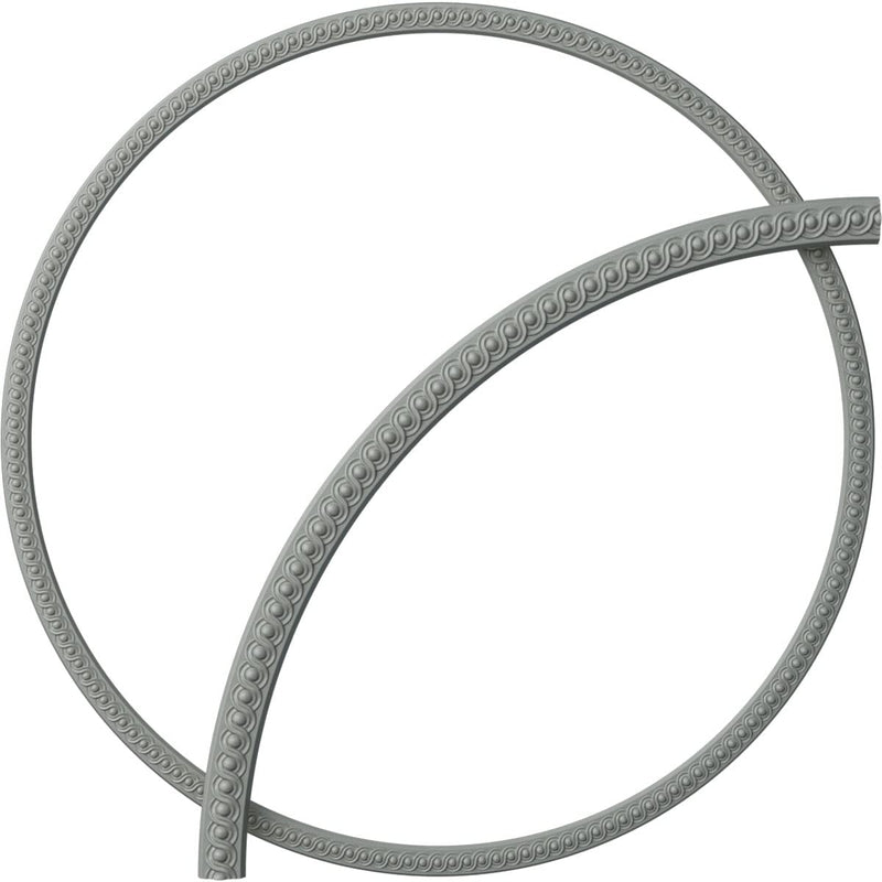63 1/2"OD x 59"ID x 2 1/4"W x 3/4"P Hillsborough Running Coin Ceiling Ring Kit