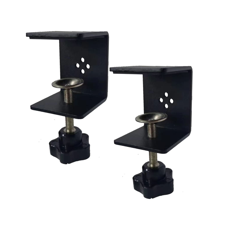 C Clamps 2 Inch C Brackets Metal Clamp Heavy Duty Adjustable Panel Clamps Woodworking Tiger Clamp, Drawer Front Installation Clamps, Clamp On Keyboard Tray Under Desk, Table Vice Clamp (2-Pack) 2-Pack