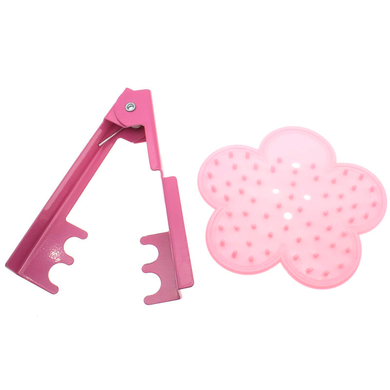 1 Set Rose Stem Leaf Thorn Stripper Stripping Tool Thorn Remove (Pink) PINK