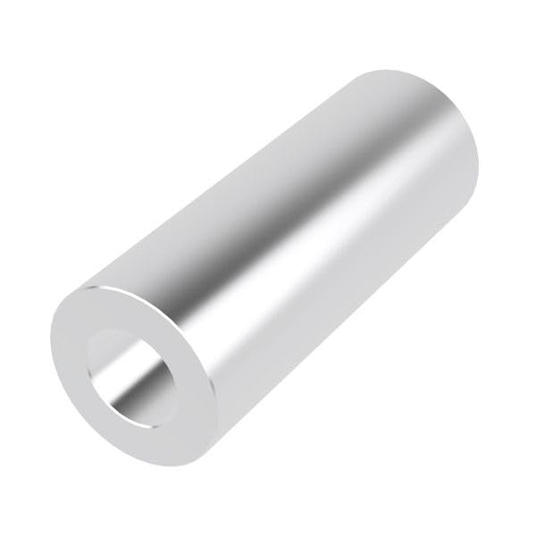 Aluminum Spacer 3/4" OD x 3/8" ID x Choose Your Length, Round Spacer Unthreaded Standoff Bushing Plain Finish, Fits Screws Bolts 3/8" or M10 by Metal Spacers Online (2" Length, 2 Pack) 2" Length