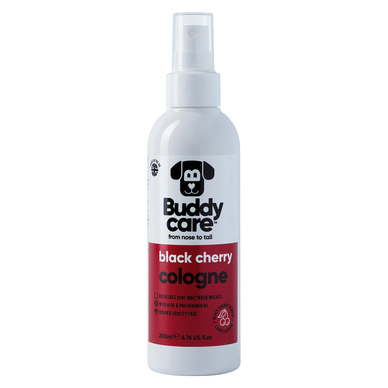 Dog Cologne - Black Cherry - 200ml - Fruity and Bold Scented Dog Cologne - Refreshes Between Dog Washes - PawsPlanet Australia