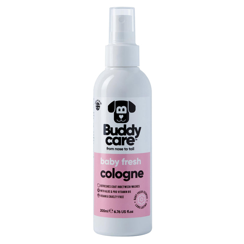 Dog Cologne - Baby Fresh - 200ml - Delicate and Powdery Scented Dog Cologne - Refreshes Between Dog Washes - PawsPlanet Australia