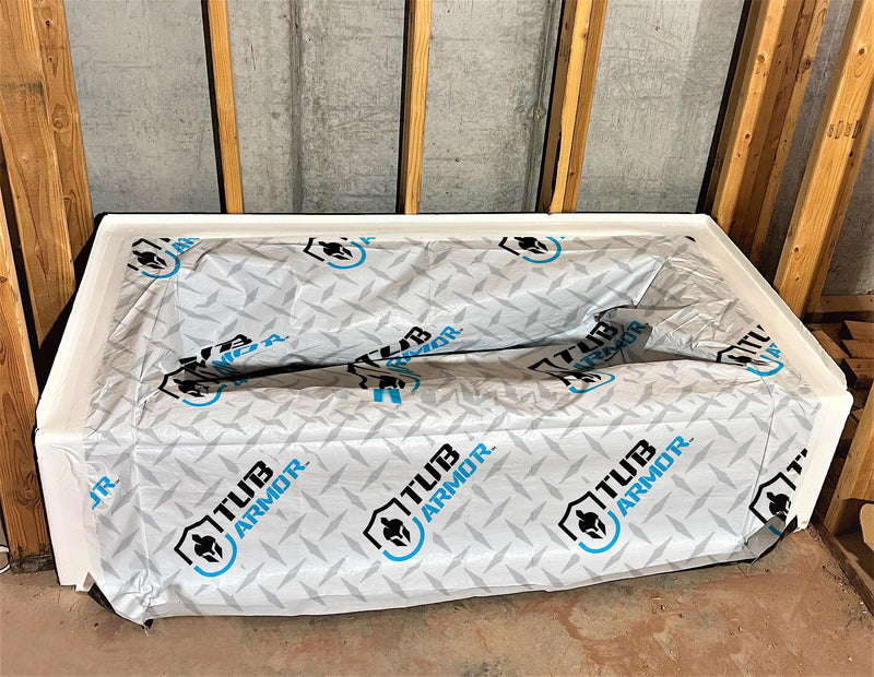 Maximum Protection During Your Next Bathroom Construction or Remodel Project! No More Scratched or Dirty Tubs! 36x60x22