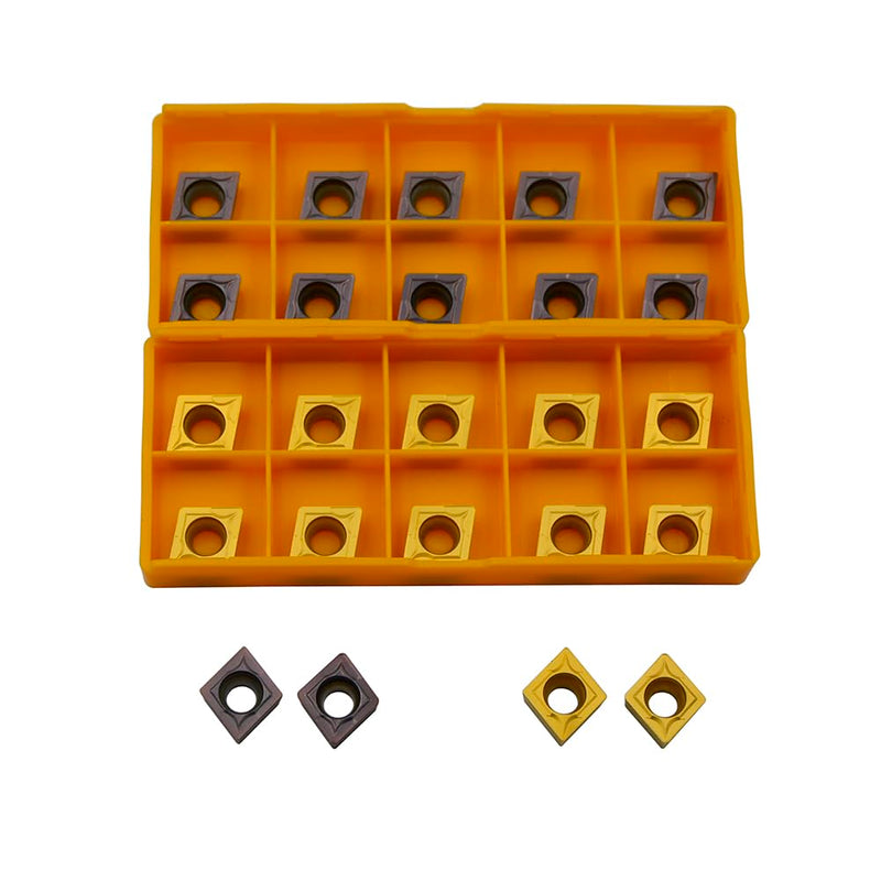 20pcs CCMT32.51/32.52 CCMT09T304/09T308 Carbide Inserts Turning Inserts for Metal Cutting Cutter bar