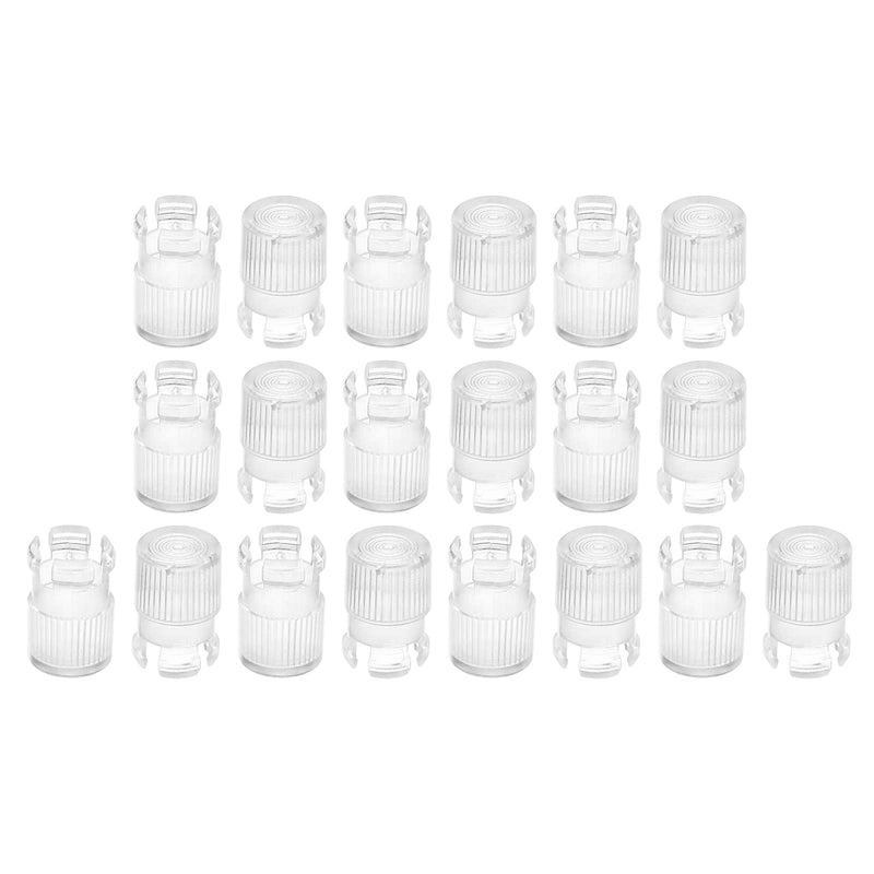PATIKIL 5mm LED Lamp Socket, 20 Pack Light Emitting Diode Holder Cap for Lamp Bulb Bezel Mount Panel Display Protective Cover, Clear - NewNest Australia
