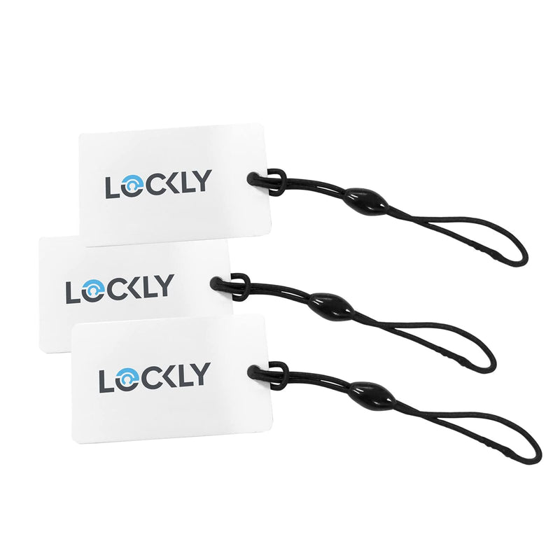 Lockly Smart RFID Cards, Complement Smart Locks PGD728FC & PGD628FC,13.56MHz RFID Key Fob RFID Card Smart Lock, Smart Cards for Keyless Entry Door Lock - 3pcs White