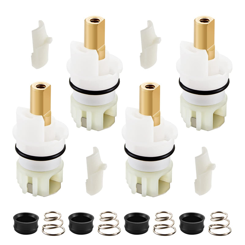 RP25513 Faucet Stem replacement for Delta two handle faucet repair kit with RP24096 Cartridge RP4993 Seat and Spring RP24097 Turn stop1/4, 4pack 4
