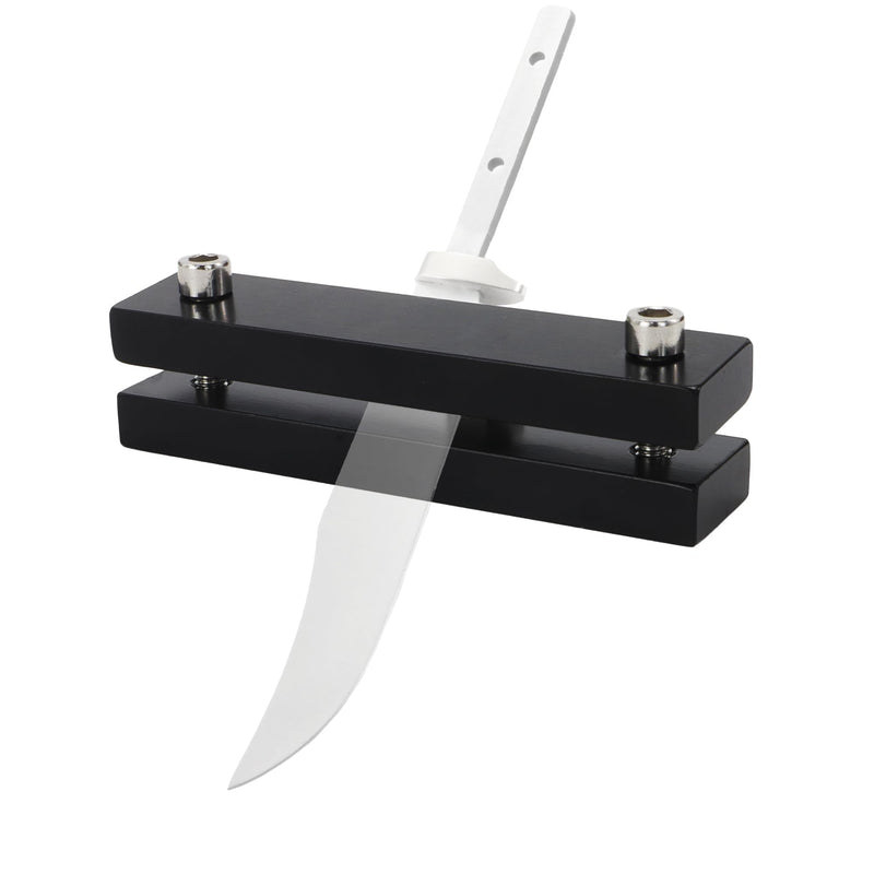 SCOTTCHEN Hardened File Guide Knife Making Tool, Hardened Metal Hardness up to 55, File Guide For Belt Sander, Knife Makers File Guide Knife File Guide