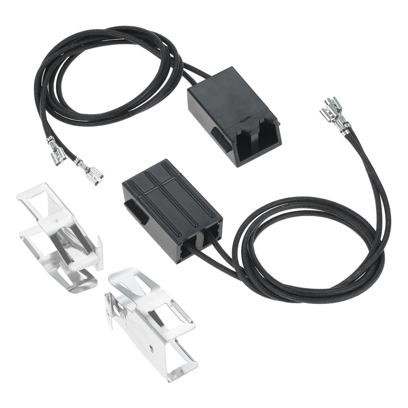 2 Pack WB2X8228 Element Receptacle and Wire Kit Replacement for GE Electric Hotpoint Kenmore Range Electric Stove Burners, Replace 250535, AP2013499, PS242972