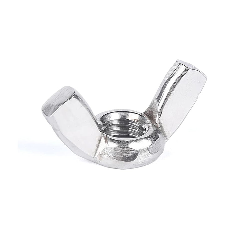 Hooshing 20PCS M6 Wing Nuts 304 Stainless Steel Fasteners Parts Screws Hand Twist Tighten Ear Butterfly Nuts 20