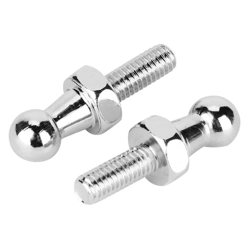 2Pcs Ball Stud Bolt, CNC Aluminium Alloy Ball Stud Bolt for Gas Struts Ball Ended Bonnet (M6) M6