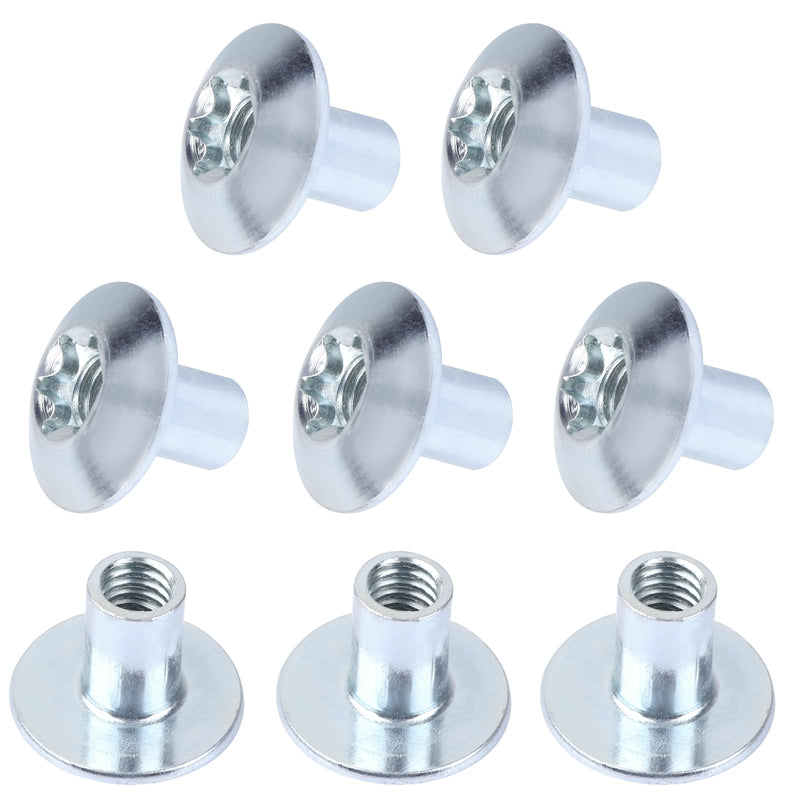 Domed Head Nut Torx Barrel 5/16" Thread Cargo Trailer Door Latch - Cargo Trailer Door Hardware (8 Pack) 8 Pack