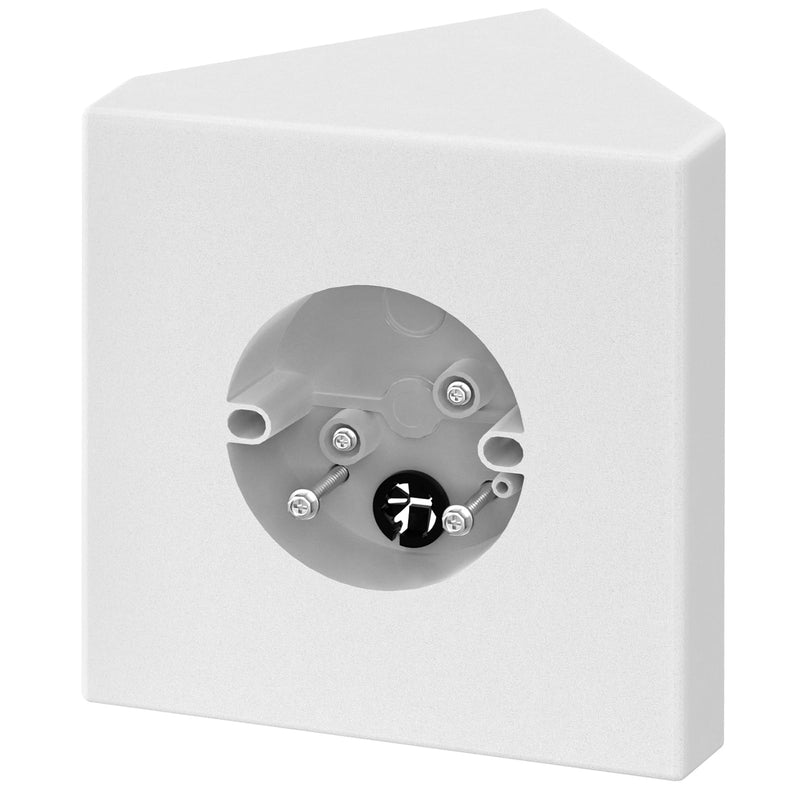 Fan Mounting Box, Ceiling Fan Mounting Bracket, Ceiling Fan Mounting Box, Ceiling Fan Mounting Kit, Fan Mounting Bracket, Fits cathedral Ceiling Angles of 80° or Up, White,1-Pack 1