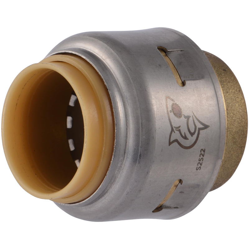 SharkBite Max 1/2 Inch Push Cap, Push to Connect Brass Plumbing Fitting, PEX Pipe, Copper, CPVC, PE-RT, HDPE, UR514A 1/2 in. SharkBite Max - NewNest Australia