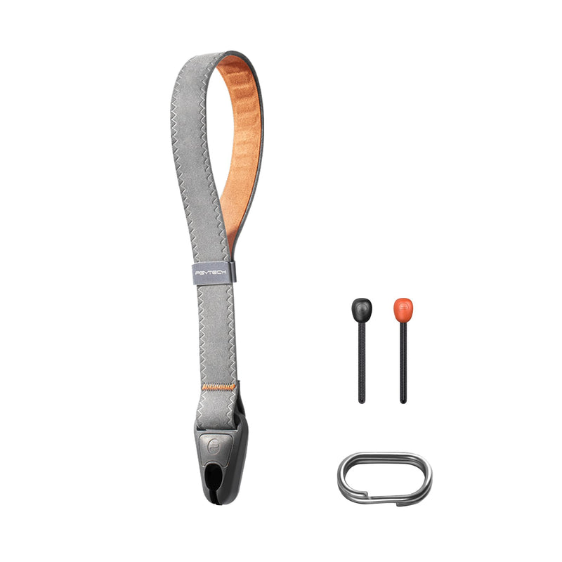 PGYTECH Camera Wrist Strap for Photographers Adjustable Quick Release Camera Hand Strap for Sony, Nikon, Canon, Gopro(Grey) Grey