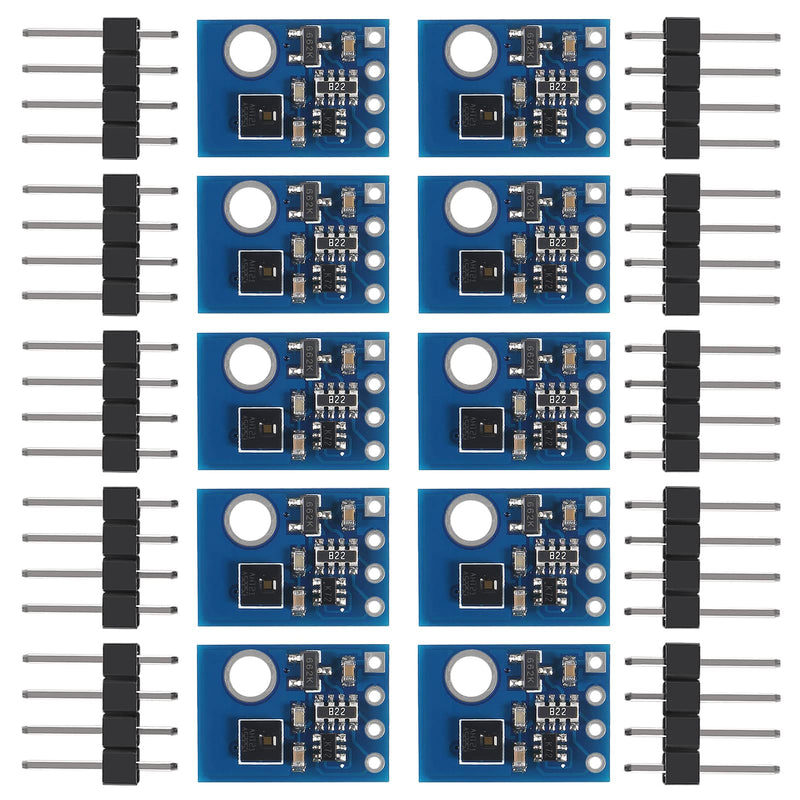 UMLIFE 10 pcs AHT20 I2C Temperature and Humidity Sensor Module high-Precision Humidity Sensor Probe DHT11 AHT10 Upgraded Version for Arduino