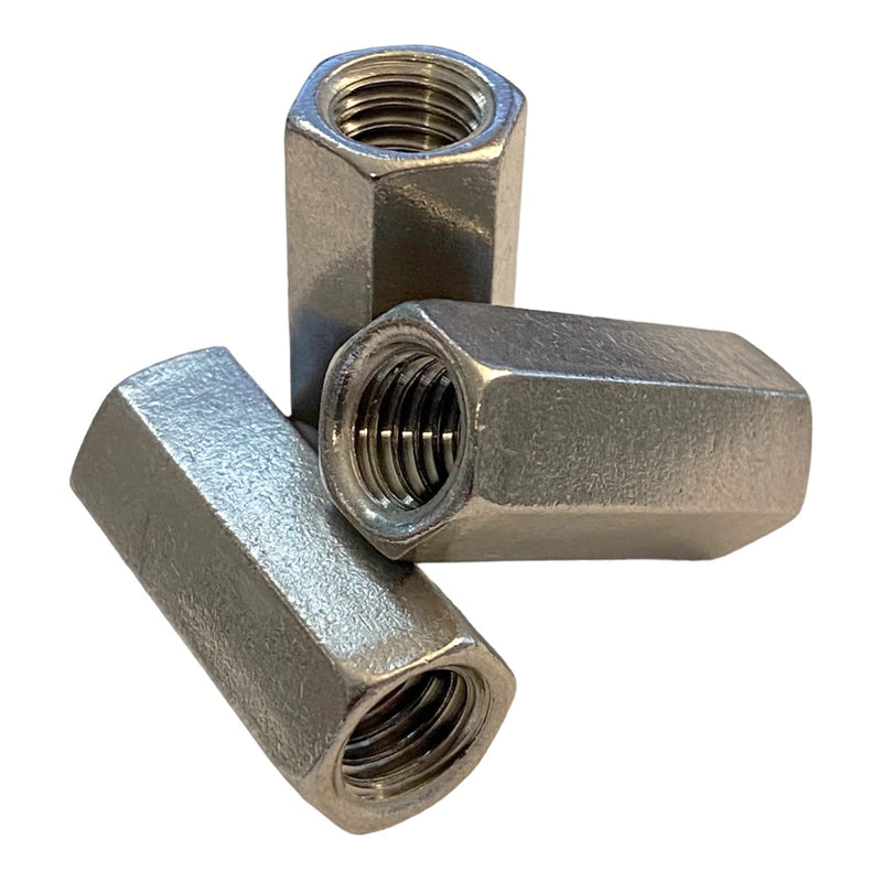 Coupling Nuts 3/8-16 x 1-1/8 Stainless Steel (20)