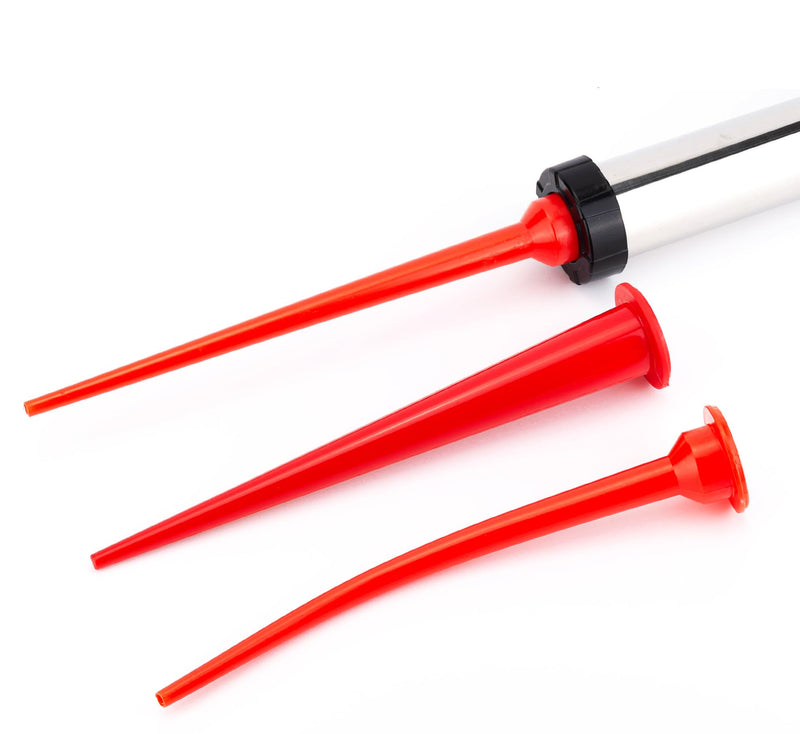 Long Caulking Nozzle for Sausage Caulking Gun, 3 Pcs