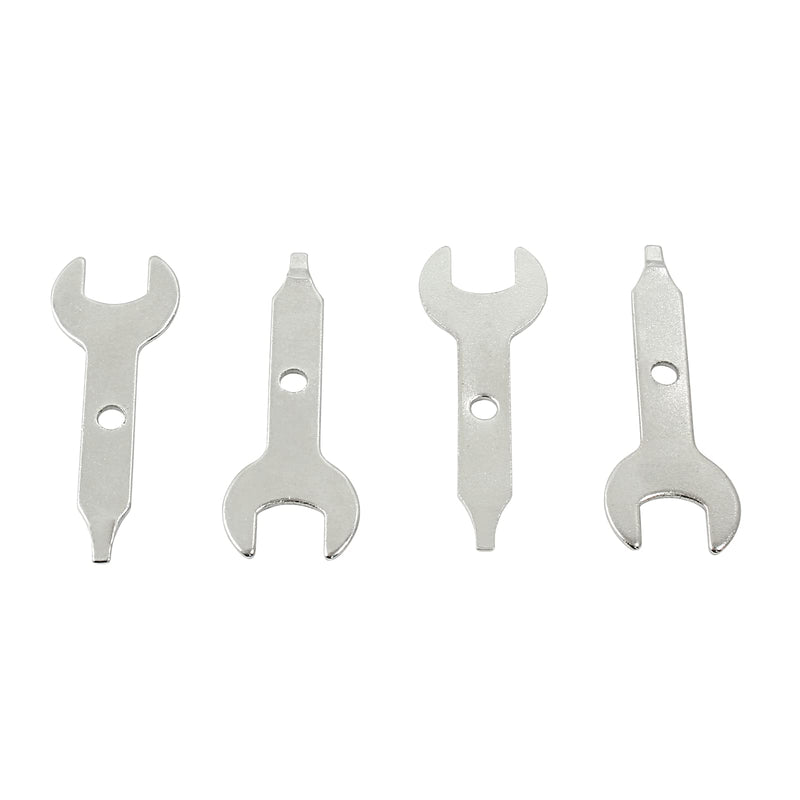 4 Pcs Collet Wrench Key, 3/8 Inch / 9.5mm Stainless Steel Multitool Wrench, Sliver Nut Spanner for Rotary Tool, Engraving Machine
