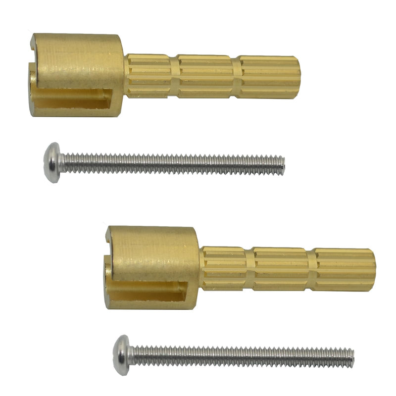 2 Pcs 970-0770 Stem Adapter with Screw for Faucet, Plumbing Equipment Replacement, Brass