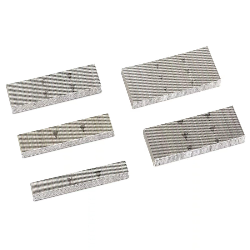 HAMWOO 5000Pcs 23 Gauge Stainless Steel Pin Nails, Headless Pinner Nails (3/8",5/8",4/5",1",1-3/16") assorted 5 sizes for Molding Cabinetry Building photo frame,handicrafts