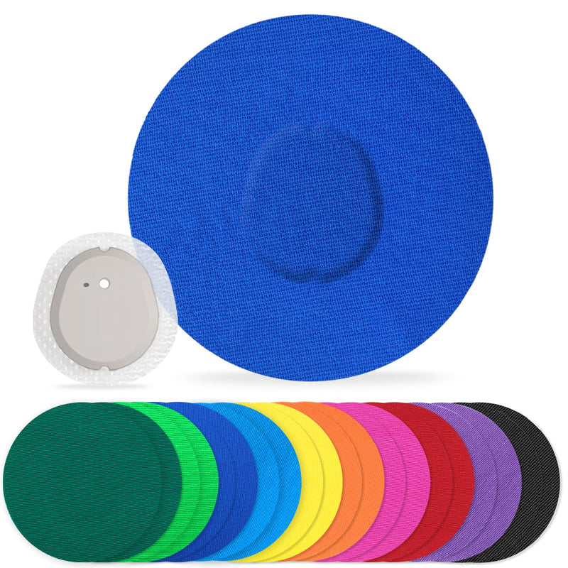 G7 Adhesive Patches Waterproof 20Pack G7 Overpatch Flexible CGM Tape Non-Glue Central Full Cover Hypoallergenic & Latex-Free Stelo Patch Overlay for 10 Days Long Stay, Multi-Colored