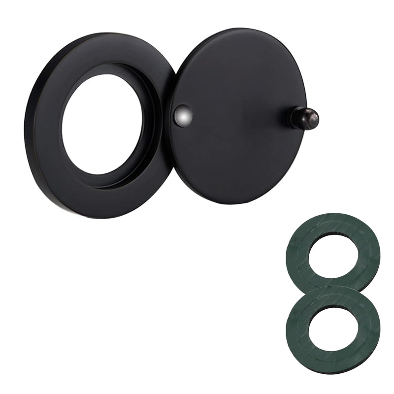 Peephole Cover, Peep Hole Covers for Door - Home Security Privacy Protection with Self-Adhesive Installation Tools(Matt Black) Matt Black