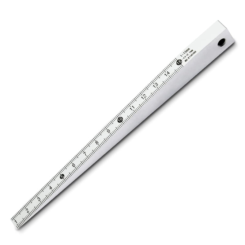 Thickness Gauge Taper Gauge Welding Wedge Feeler Gauge Gap Feeler Wedge Gauge Measurement Tool (1-15mm)