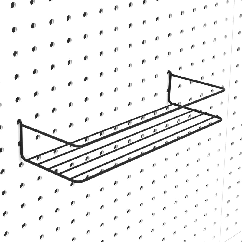 Pegboard Shelves, Peg Board Hooks, Organizer, for Storing A Variety of Tools, 2 Packs, Black