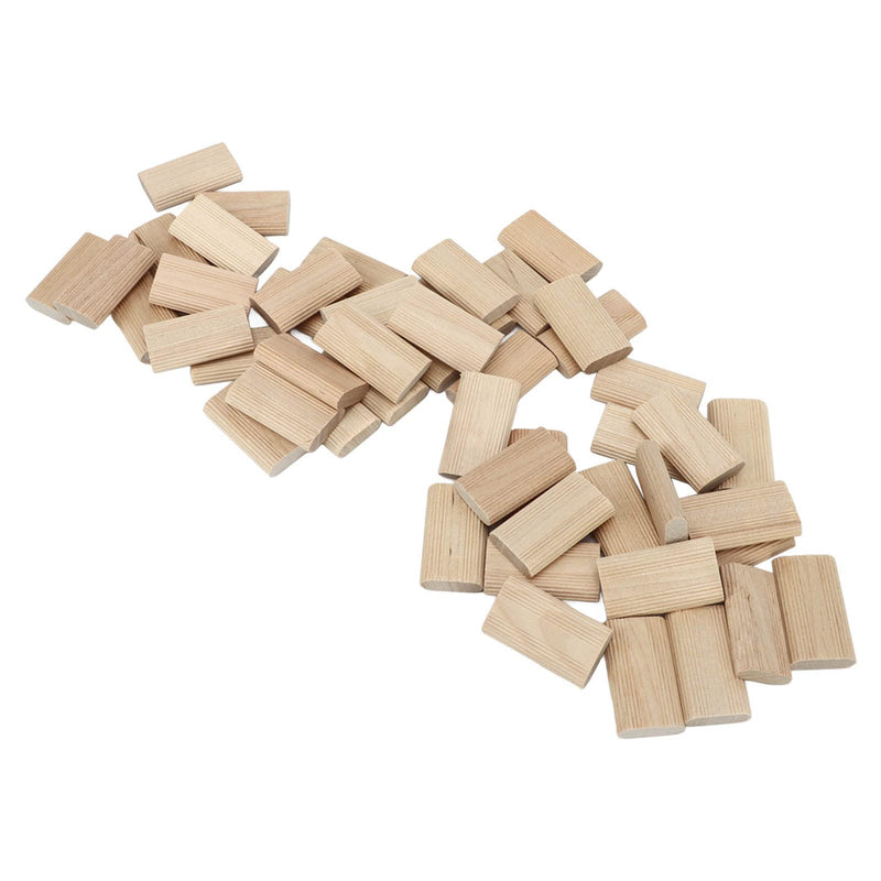 Wood Biscuits, 50Pack 8mm x 40mm Beechwood Loose Tenons Compatible with Domino Loose Tenons Joinery Systems, Domino Beech Tenons for Crafting Woodworking