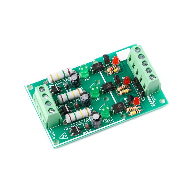 3 Channel AC 220V Optocoupler Isolation Module AC Detection Module 220V Testing Module