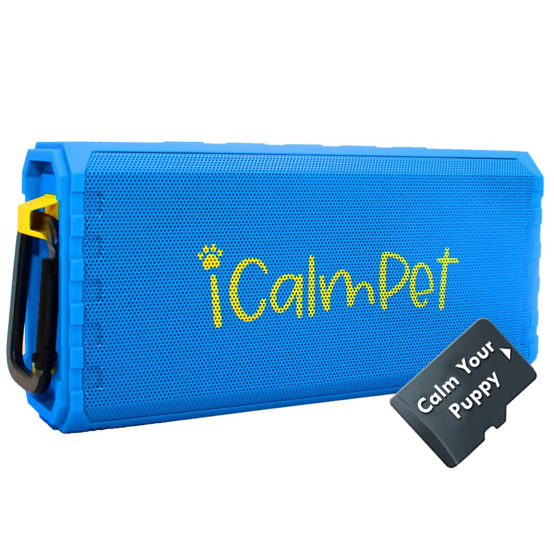 Puppy Pak | iCalmPet Ruff 'n Ready Portable Speaker with 3-hr MicroSD | Puppy Calming Music - PawsPlanet Australia