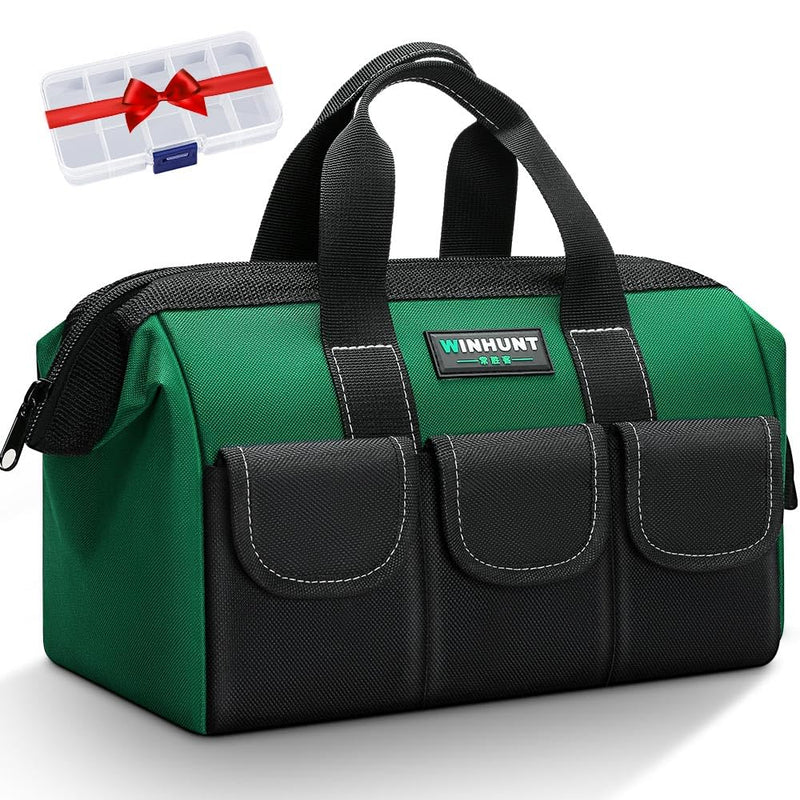 Tool Bag, Green, 31 cm/12 Inches, Made of 1680D Polyester, Ideal for DIY and Craftsmen (12 Inches) 12 inch
