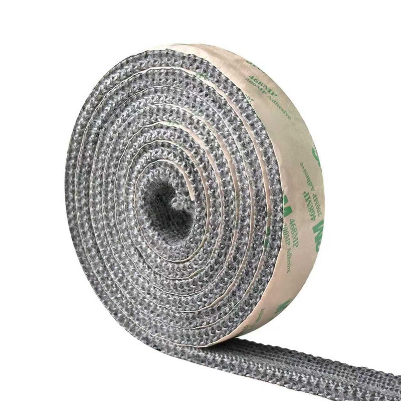 Wood Stove Gasket, Flat Gasket Tape for Stoves and Fireplaces, Self Adhesive High Temperature Resistant Material, 1" Width, 1/4" Thick, Length 72" Woodstove Door Seal Tape 1" Wide - 1/4" Thick