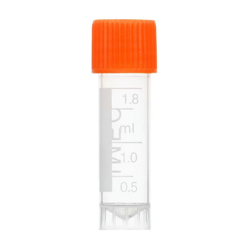 Cryogenic Vials 2ml - Cryo Tubes with Screw Caps - Self Standing Cryogenic Vial (2ml-Orange/(500pcs)) 2ml-Orange/(500pcs)