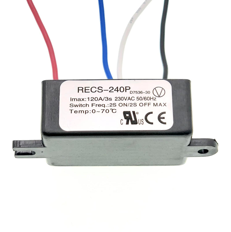 RECS-240P Intelligent Electronic Centrifugal Switch Oil Pump Motor Capacitor Starter for Air Compressor Centrifugal Switch 230VAC 50/60Hz 120A/3s Electronic starter centrifugal switch