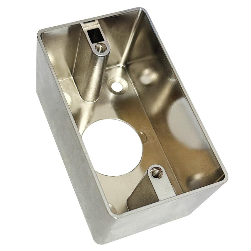 Back Box 86 * 50mm Mounting Accessory for Push Eixt/doorbell Button Switch Metal Electroplate