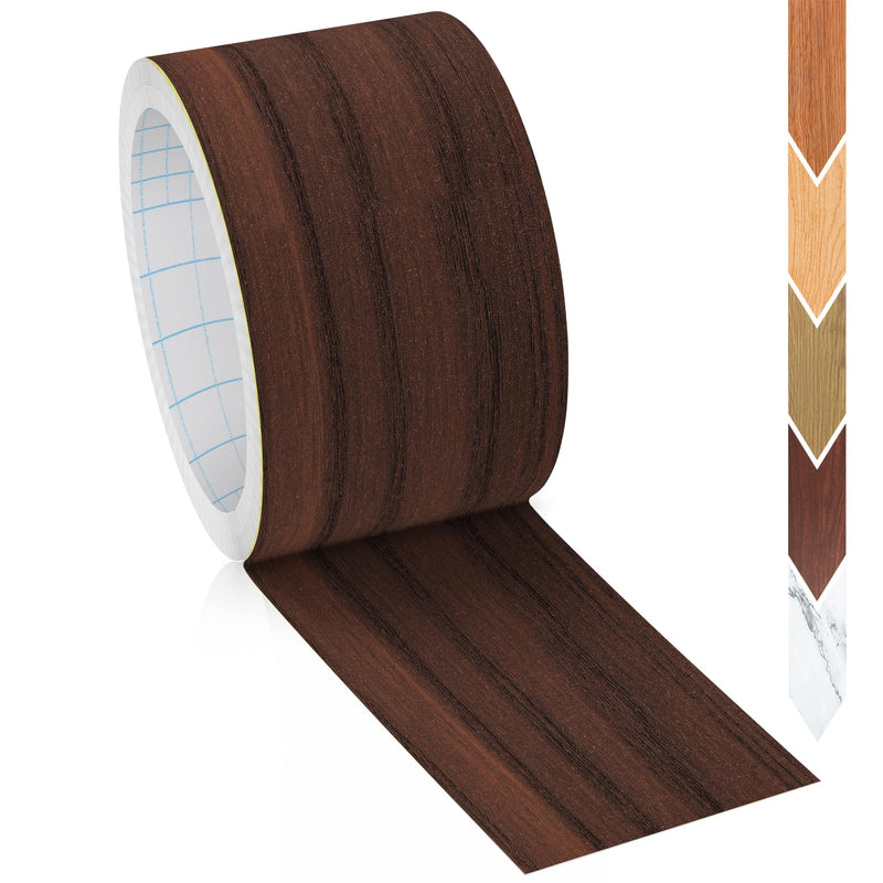 GSCIT Club Wood Grain Repair Tape, 2.4 inch X 15ft Self Adhesive Walnut Grain Repair Patch for Tables, Chairs, Baseboards, Doors, Windows, Floors, Handicraft DIY. 2.4"x 15ft